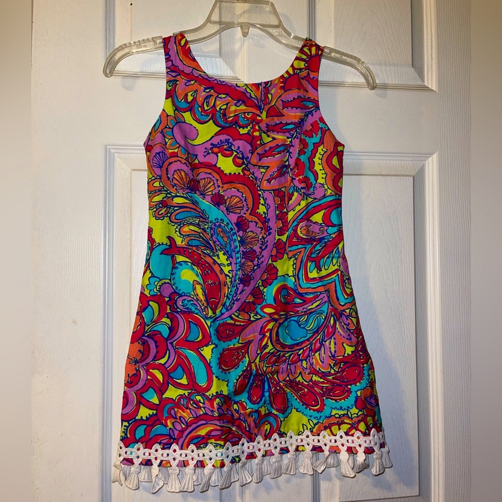 Lilly Pulitzer Size 8 Paisley Girls Dress